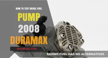 Testing the Duramax Diesel Fuel Pump