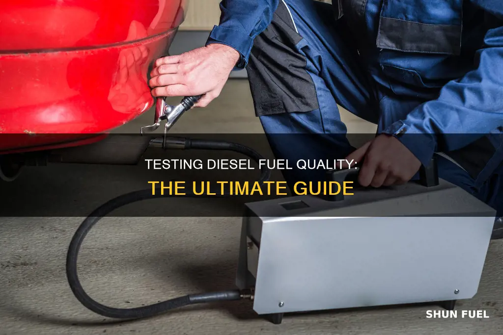 how to test diesel fuel quality
