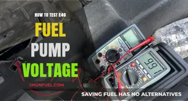 Testing E46 Fuel Pump Voltage: A Step-by-Step Guide