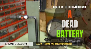 Testing EFI Fuel Injectors: Dead Battery, Now What?