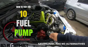 Evo 10 Fuel Pump Testing Guide: Step-by-Step Diagnostics