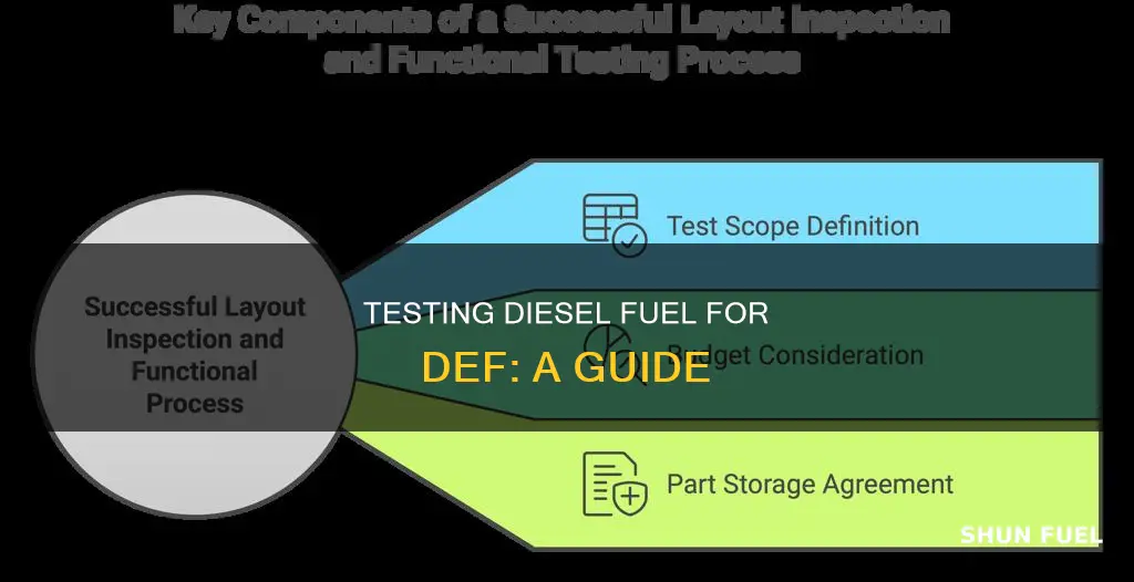 how to test for def in diesel fuel