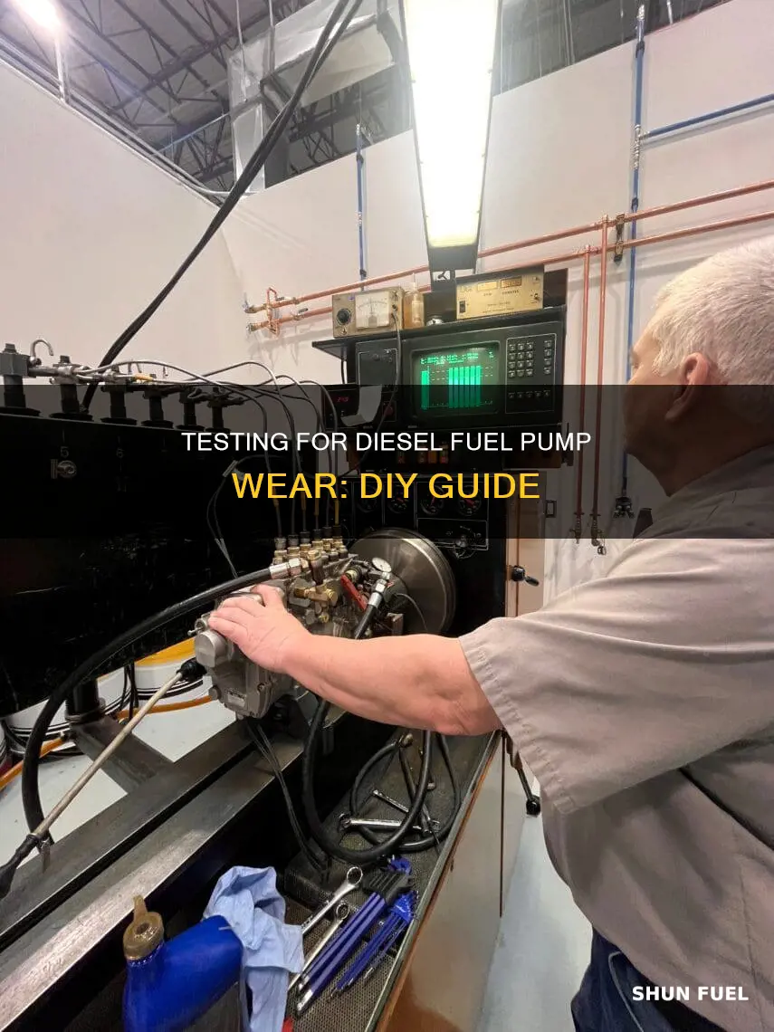 how to test for fuel pump wear diesel