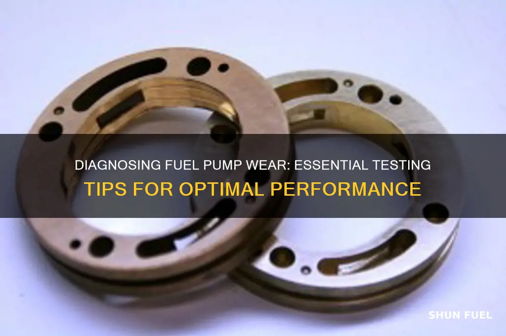 how to test for fuel pump wear