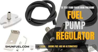 Testing Ford Focus: High-Pressure Fuel Pump Regulator