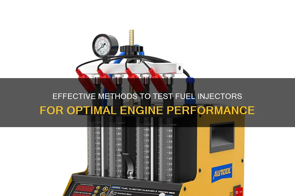 how to test fuel ine