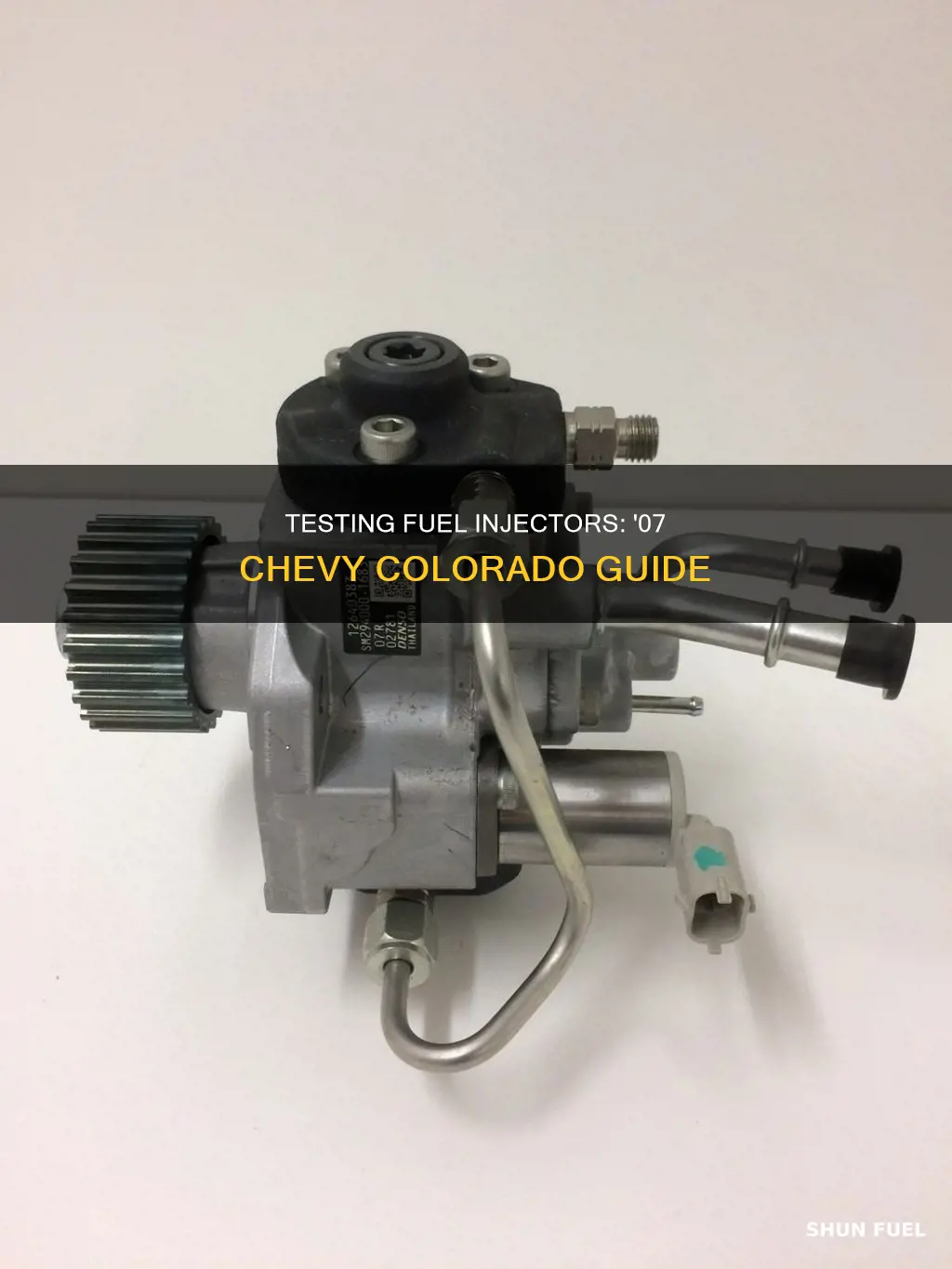 how to test fuel injector 07 chev colorado