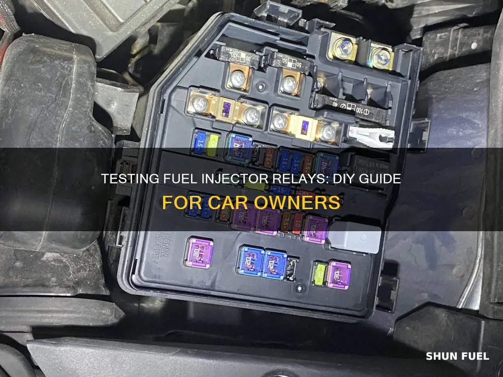 how to test fuel injector relay