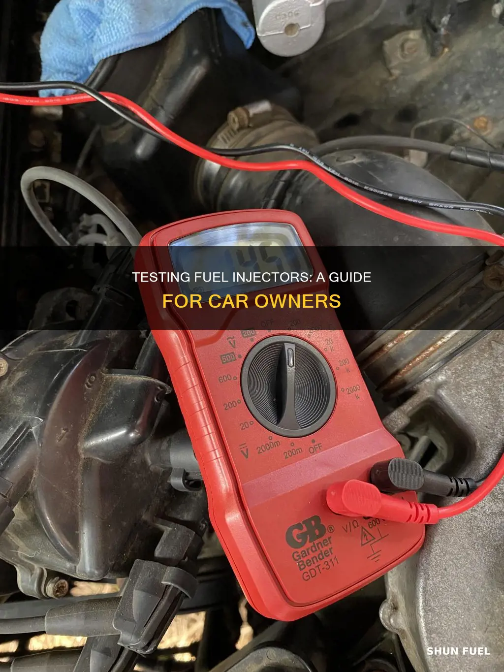 how to test fuel injectors in car