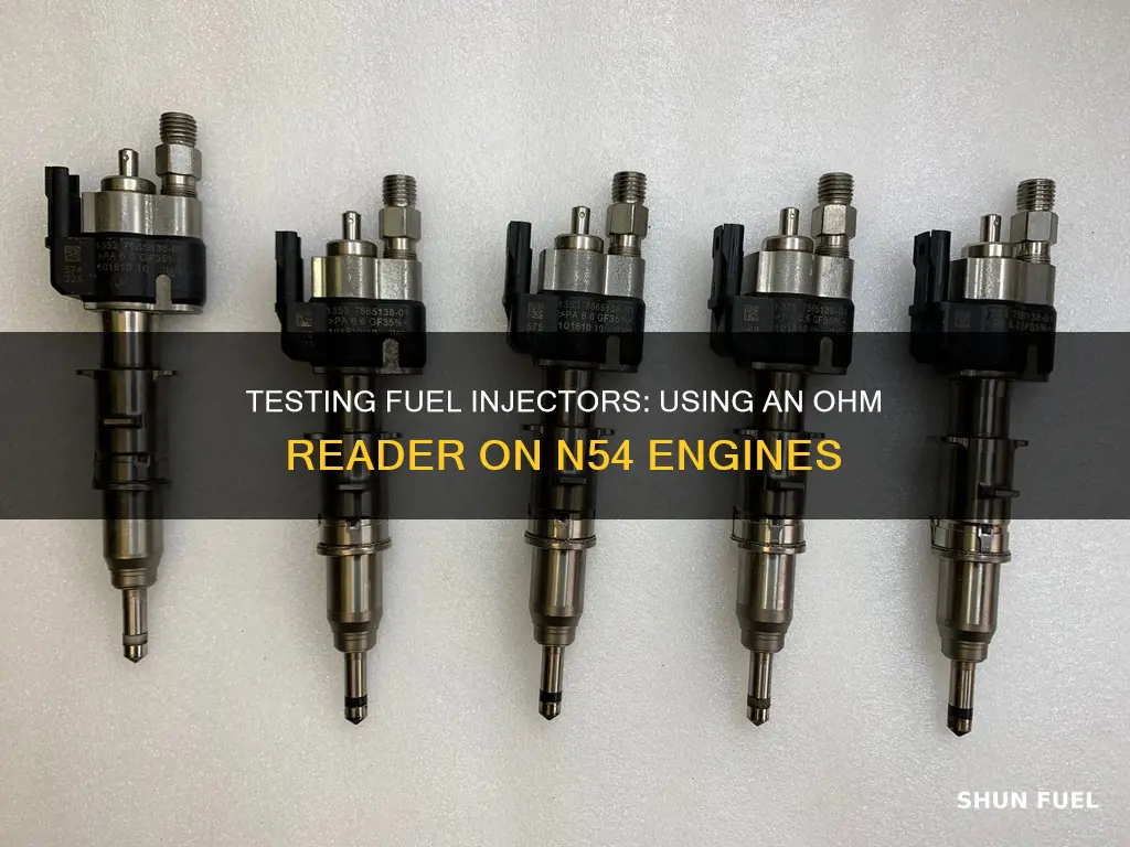 how to test fuel injectors n54 ohm reader