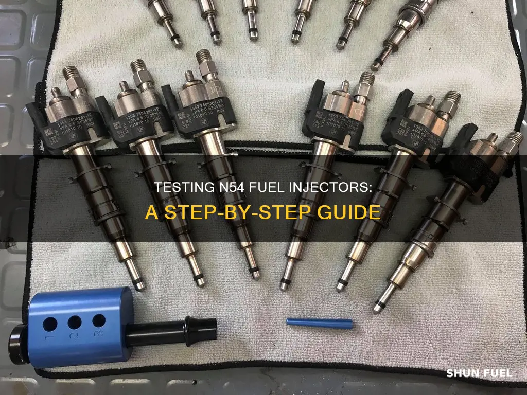 how to test fuel injectors n54