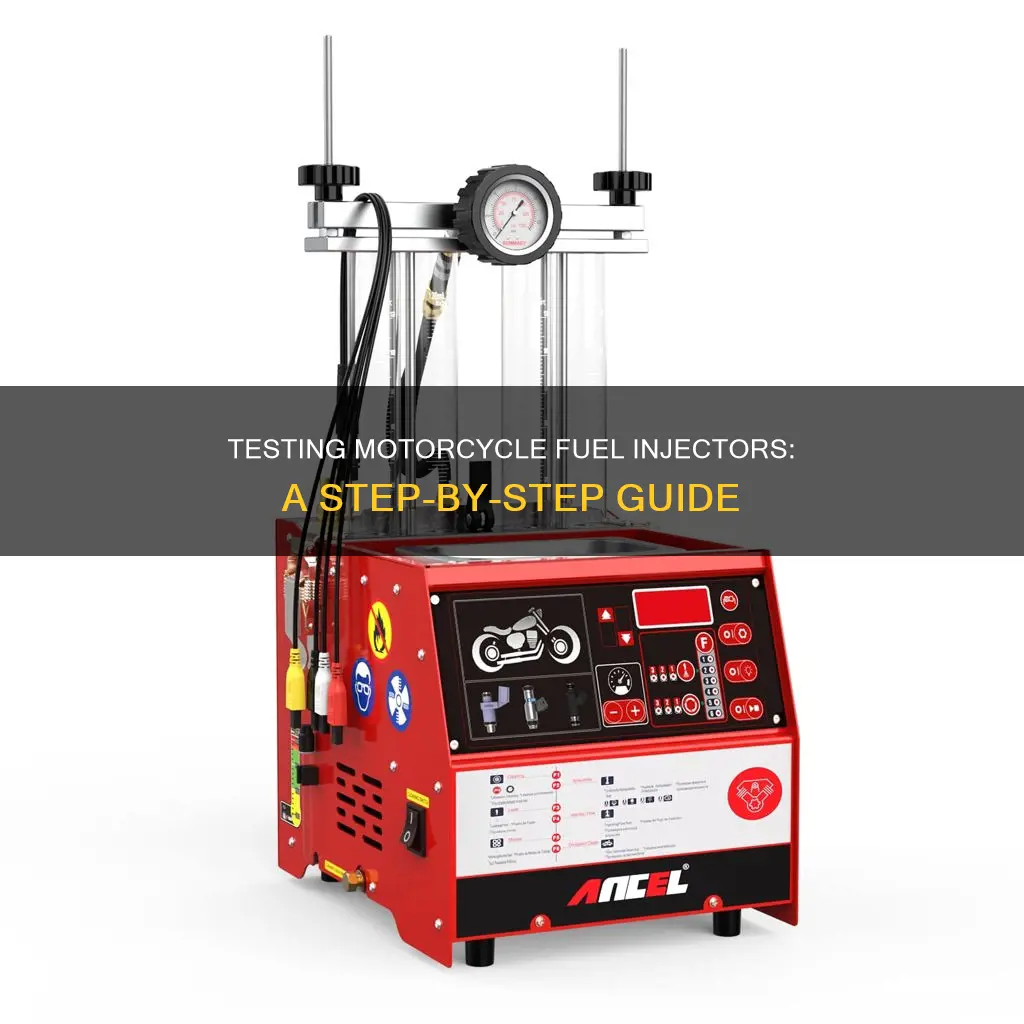 how to test fuel injectors on motorcycle