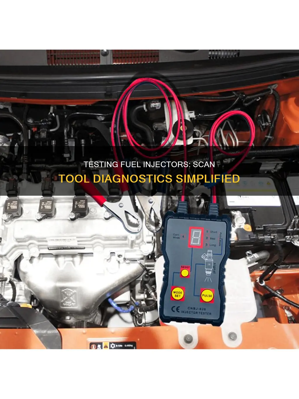 how to test fuel injectors with a scan tool