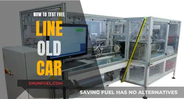 Testing Fuel Lines: Old Car, New Tricks