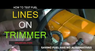 Fuel Line Testing: A Guide to Trimmer Maintenance