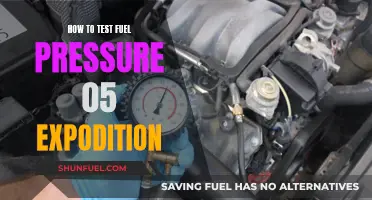 Testing Fuel Pressure in Your 05 Expedition