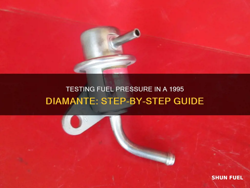 how to test fuel pressure 1995 diamante