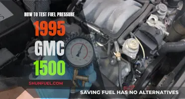 Testing Fuel Pressure in a 1995 GMC 1500: A Step-by-Step Guide