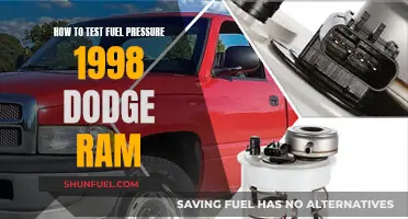 Testing Fuel Pressure: 1998 Dodge Ram Guide