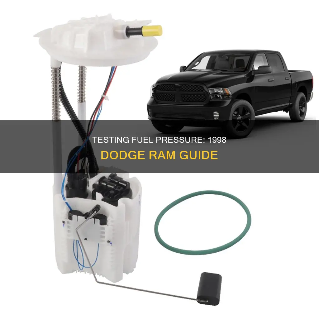 how to test fuel pressure 1998 dodge ram