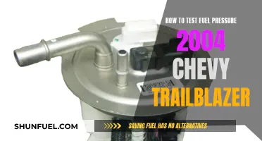 Testing Fuel Pressure: 2004 Chevy Trailblazer Guide