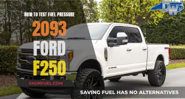 Testing Fuel Pressure: 2023 Ford F250 Guide