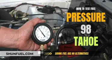 Testing Fuel Pressure in a 98 Tahoe: A Step-by-Step Guide