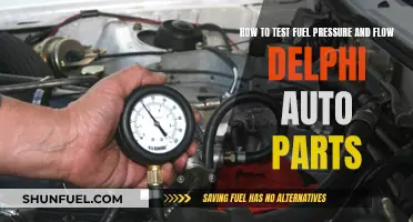 Testing Fuel Pressure and Flow: Delphi Auto Parts Guide