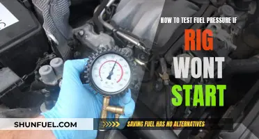 Troubleshooting a Rig: Testing Fuel Pressure