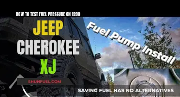 Testing Fuel Pressure on a 1990 Jeep Cherokee XJ