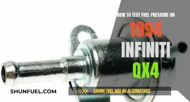 Testing Fuel Pressure: 1994 Infiniti QX4 Guide