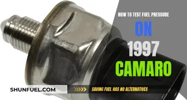 Testing Fuel Pressure: 1997 Camaro Guide