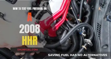 Testing Fuel Pressure: 2008 HHR Guide