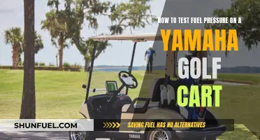 Testing Fuel Pressure: Yamaha Golf Cart Guide