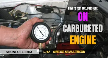 Testing Fuel Pressure: Carbureted Engines