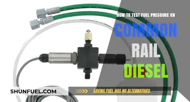 Testing Fuel Pressure: Common Rail Diesel Guide