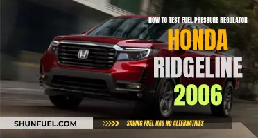 Testing Fuel Pressure Regulator in Honda Ridgeline: 2006 Guide