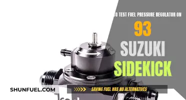 Testing Fuel Pressure Regulator in Suzuki Sidekick: DIY Guide