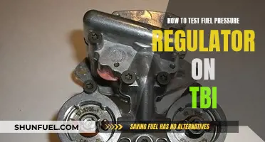 Testing Fuel Pressure Regulator on TBI: DIY Guide