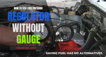 Testing Fuel Pressure Regulator: DIY Without a Gauge