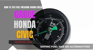 Testing Fuel Pressure: Honda Civic Pressure Gauge Guide