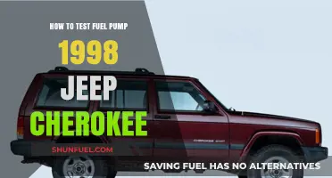 Testing Your 1998 Jeep Cherokee's Fuel Pump: A Step-by-Step Guide