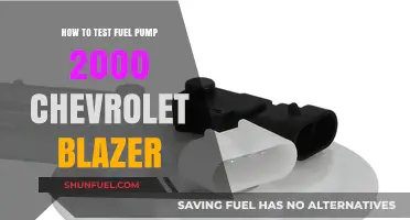 Testing Your 2000 Chevrolet Blazer's Fuel Pump: A Step-by-Step Guide