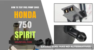 Testing Your 2003 Honda 750 Spirit's Fuel Pump: A Step-by-Step Guide
