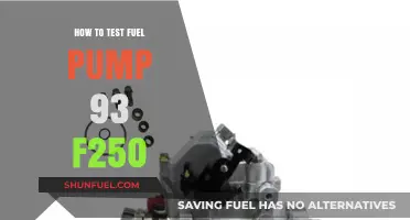 Testing Your 1993 Ford F250 Fuel Pump: A Step-by-Step Guide