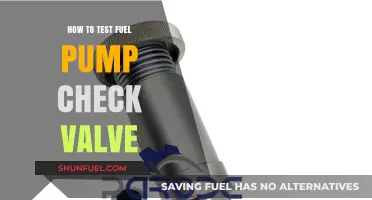 Testing Your Fuel Pump Check Valve: A Step-by-Step Guide