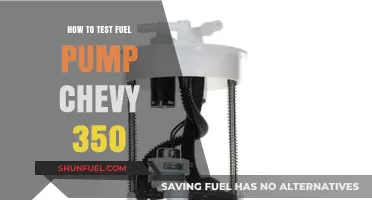 Testing Your Chevy 350 Fuel Pump: A Step-by-Step Guide