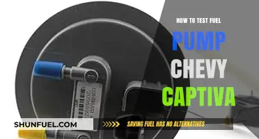 Testing Your Chevy Captiva's Fuel Pump: A Step-by-Step Guide