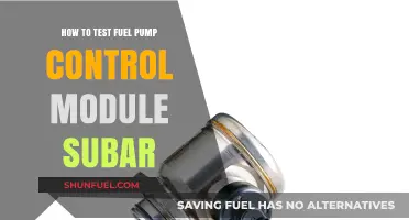 Diagnosing Subaru Fuel Pump Control Module: A Step-by-Step Testing Guide