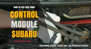 Diagnosing Subaru Fuel Pump Control Module: A Step-by-Step Testing Guide